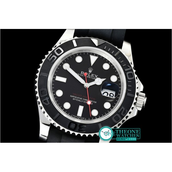 Rolex - YachtMaster 116655 40mm SS/RU Black ARF SH3135 Mod