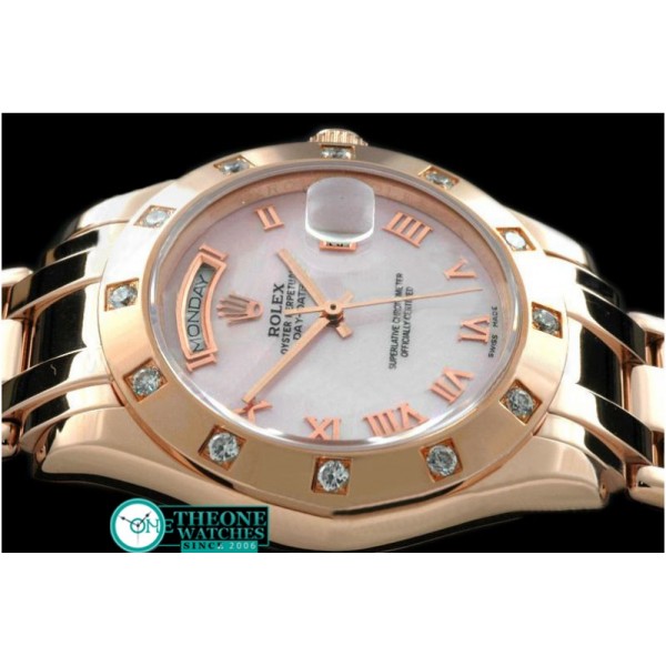 Rolex - RG 12 Diam Bez MOP Pink Roman Swiss Eta 2836-2