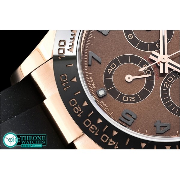 Rolex - Daytona 116515 CER/RG/RU Brown Noob Asia 4130 Mod