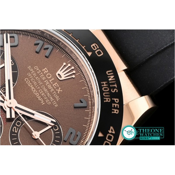 Rolex - Daytona 116515 CER/RG/RU Brown Noob Asia 4130 Mod