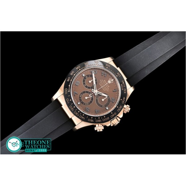 Rolex - Daytona 116515 CER/RG/RU Brown Noob Asia 4130 Mod