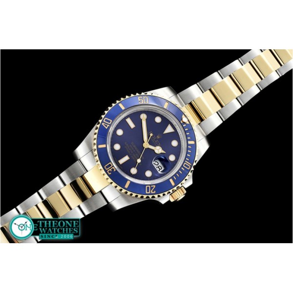 Rolex - Submariner 116613 Cer YG/SS Blue GMF A2836