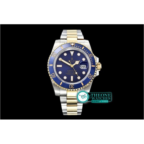 Rolex - Submariner 116613 Cer YG/SS Blue GMF A2836