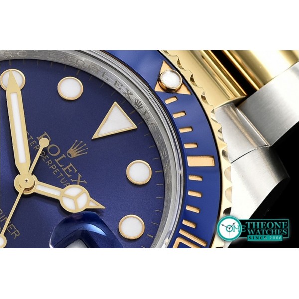 Rolex - Submariner 116613 Cer YG/SS Blue GMF A2836