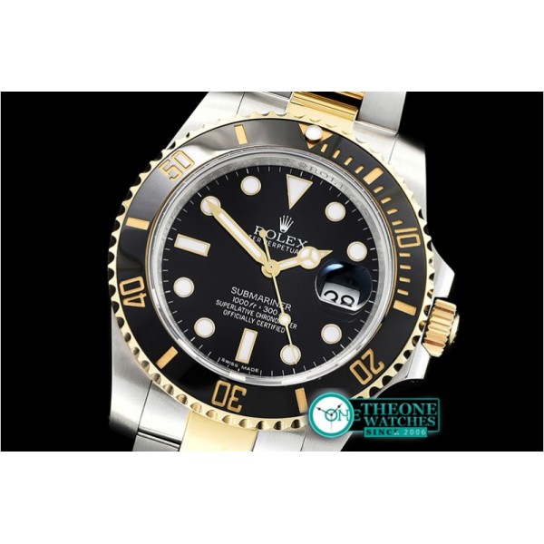 Rolex - Submariner 116613 Cer YG/SS Black GMF A2836