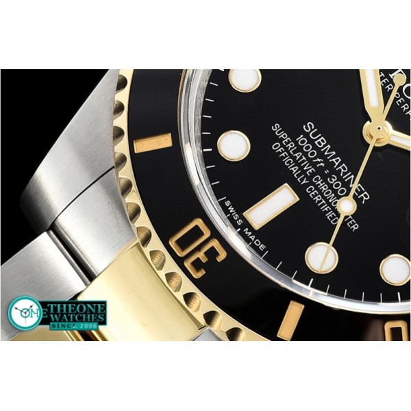 Rolex - Submariner 116613 Cer YG/SS Black GMF A2836