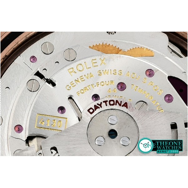 Rolex - Daytona 116595 RBOW RG/RG Black BP A7750 4130 Mod