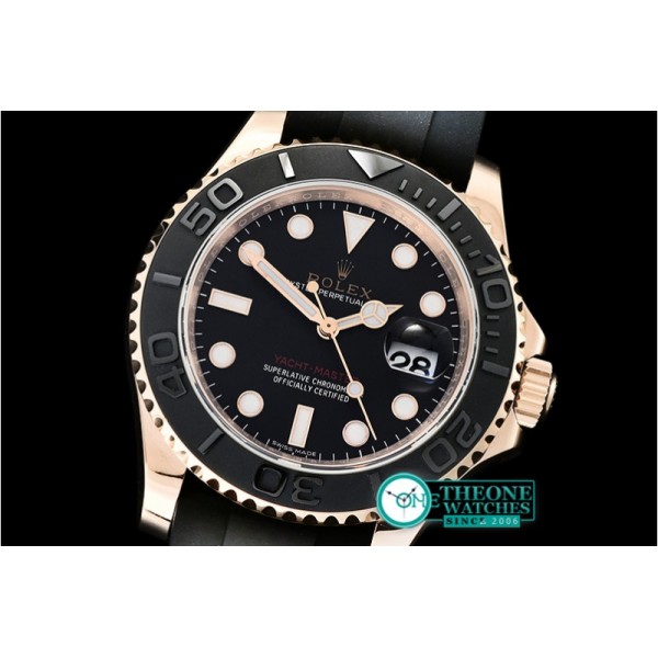 Rolex - YachtMaster 116655 40mm RG/RU Black ARF Asia 2836