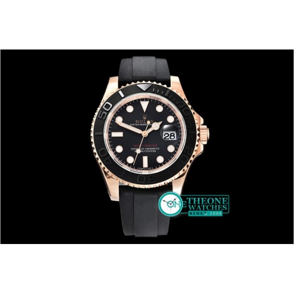 Rolex - YachtMaster 116655 40mm RG/RU Black ARF Asia 2836