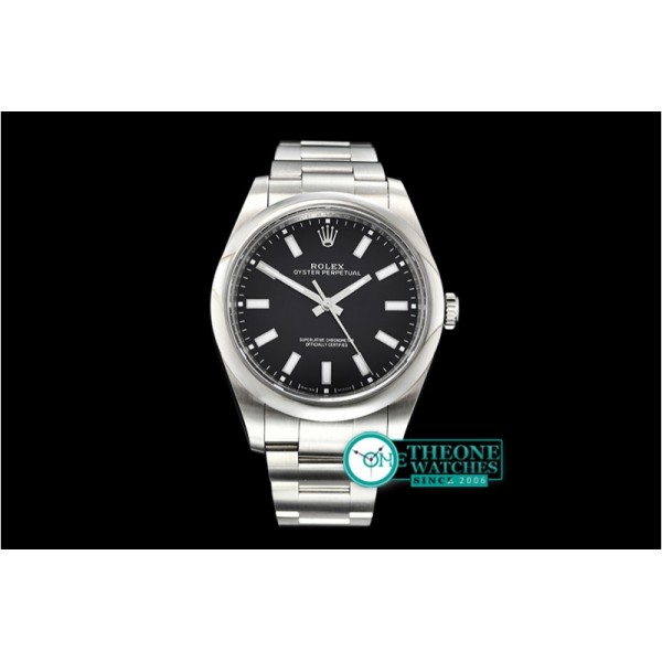 Rolex - Oyster Pert. 39mm 114300 SS/SS Black Stk BP Asia 3132