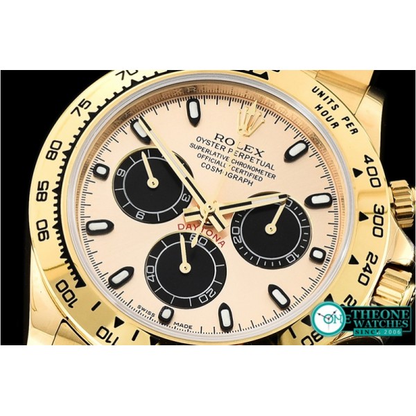 Rolex - Daytona 116508LN YG/YG Gold/Stk JHF Asia 7750 Mod