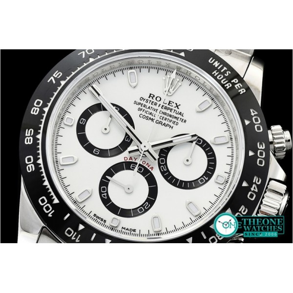 Rolex - Daytona 116500LN CER/SS/SS White ARF V2 A4130 Mod