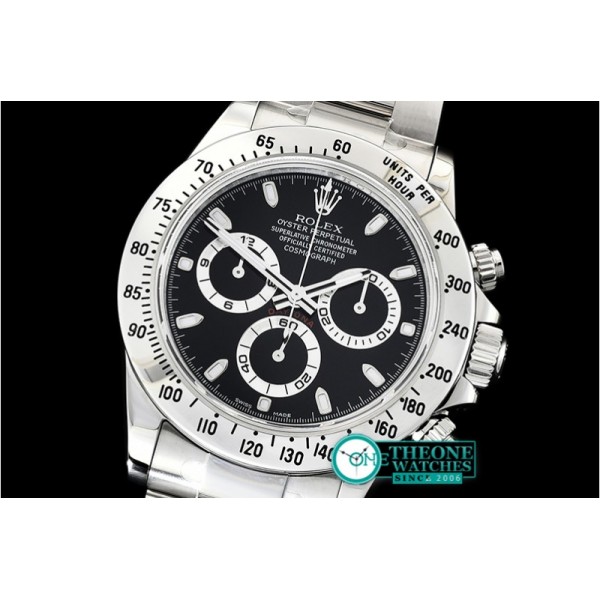 Rolex - Daytona 116520 /SS/SS Black ARF V2 A4130 Mod