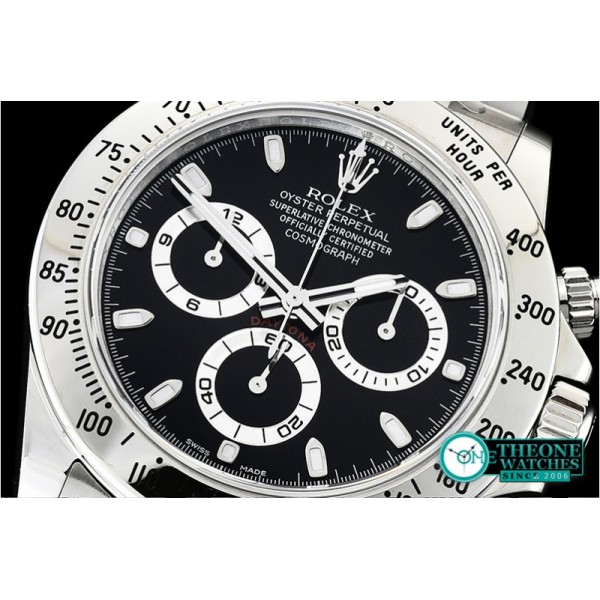 Rolex - Daytona 116520 /SS/SS Black ARF V2 A4130 Mod