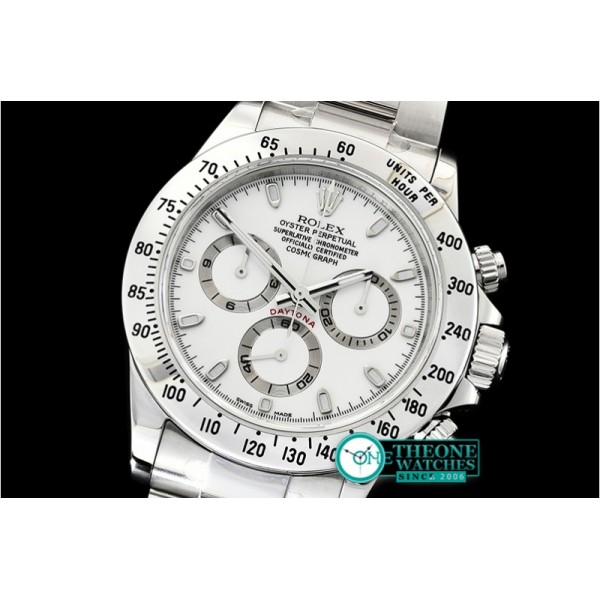 Rolex - Daytona 116520 SS/SS White ARF V2 A4130 Mod