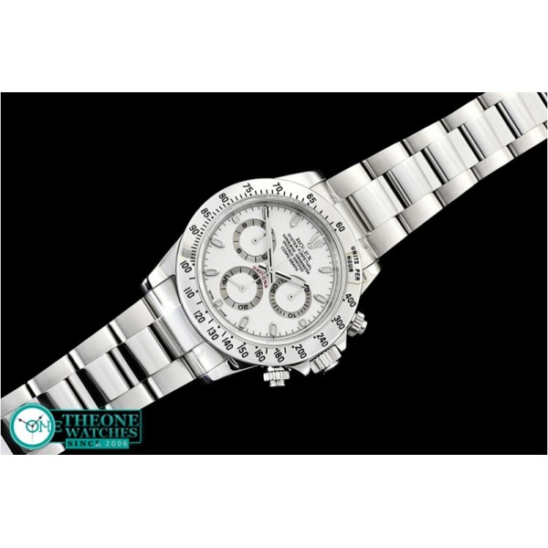 Rolex - Daytona 116520 SS/SS White ARF V2 A4130 Mod