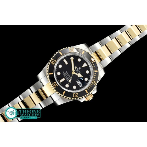 Rolex - Submariner 116613 Cer YG/SS Black GMF Asia 3135