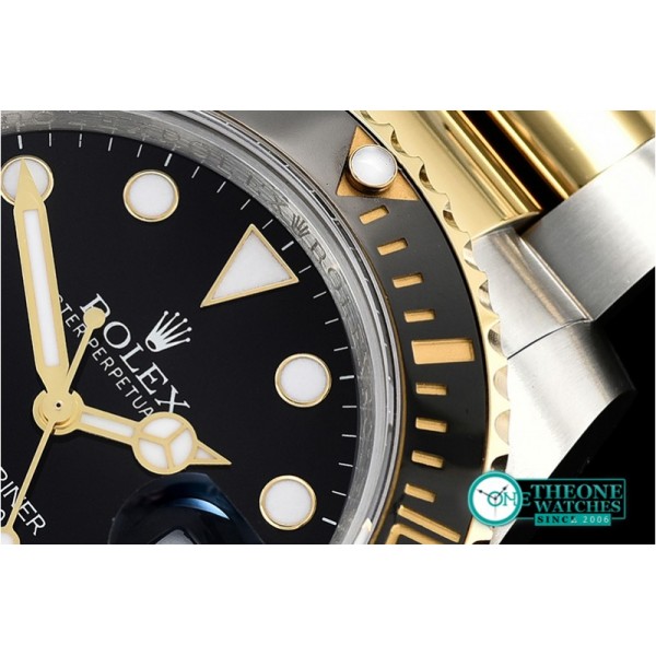 Rolex - Submariner 116613 Cer YG/SS Black GMF Asia 3135