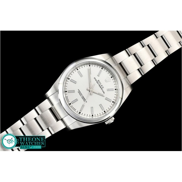 Rolex - Oyster Pert. 39mm 114300 SS/SS Wht Stk ARF Asia 3132