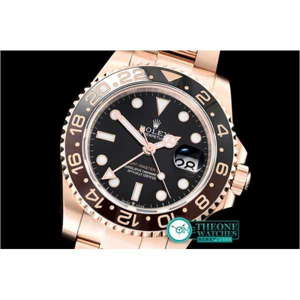 Rolex - GMT II 2018 126715 Wrapped RG/RG Blk BP Swiss 2836