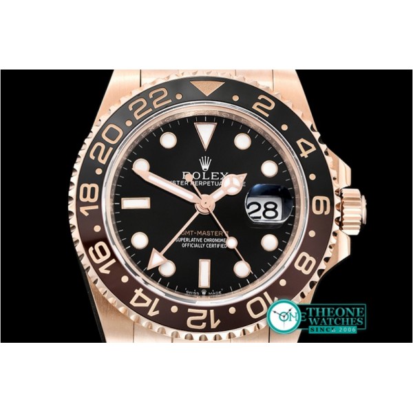 Rolex - GMT II 2018 126715 Wrapped RG/RG Blk BP Swiss 2836