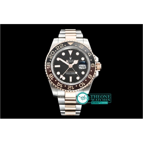 Rolex - GMT Master II 2018 126711 904L RG/SS Black GMF A2836