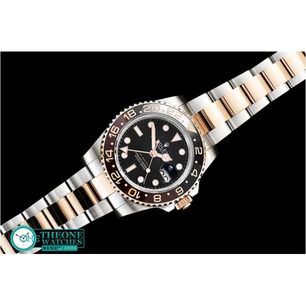 Rolex - GMT Master II 2018 126711 904L RG/SS Black GMF A2836