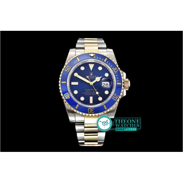 Rolex - Submariner 116613 Wrapped YG/SS Blue Noob V8 A2836