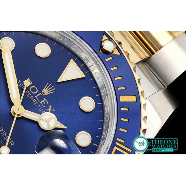 Rolex - Submariner 116613 Wrapped YG/SS Blue Noob V8 A2836