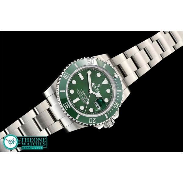 Rolex - Submariner 116610LV 904L SS/SS Green DJF Asia 3135