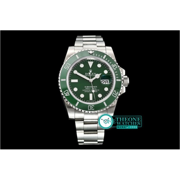 Rolex - Submariner 116610LV 904L SS/SS Green DJF Asia 3135