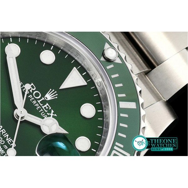 Rolex - Submariner 116610LV 904L SS/SS Green DJF Asia 3135