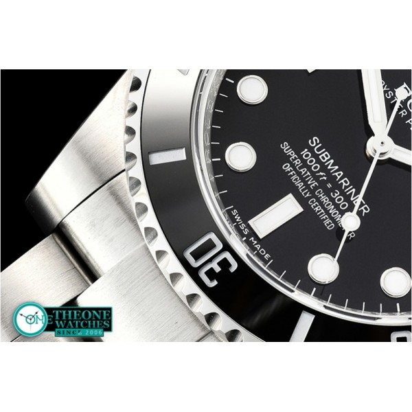 Rolex - Submariner 114060 SS/SS Black V8 Noob A2836