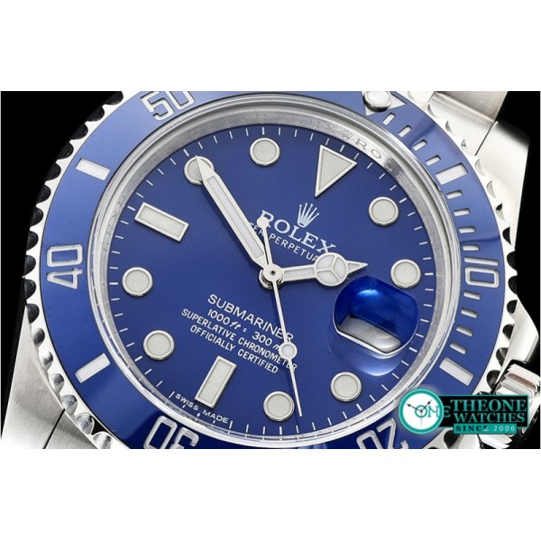 Rolex - Submariner 116619 SS/SS Blue KSF A2836