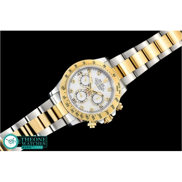 Rolex - Daytona 116523 YG/SS MOP Diam OMF A7750 Mod