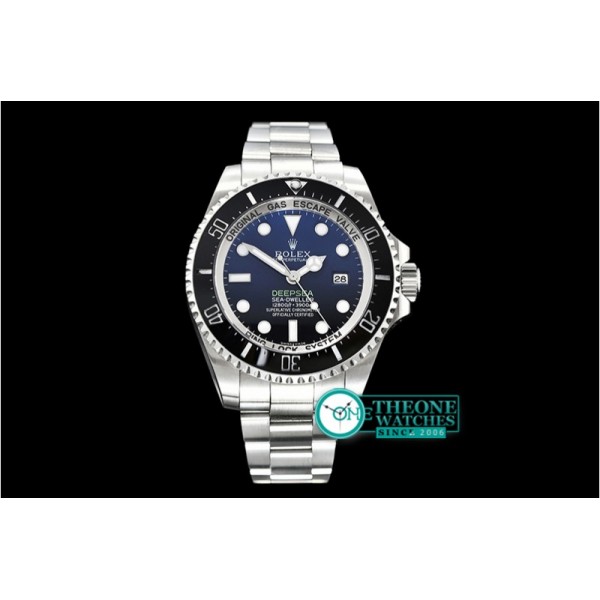 Rolex - DeepSea Dweller 116660 SS/SS Blue BP V2 SP Asia 3135