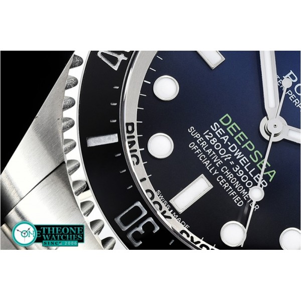 Rolex - DeepSea Dweller 116660 SS/SS Blue BP V2 SP Asia 3135