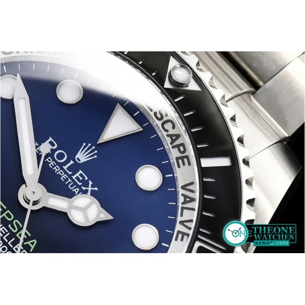 Rolex - DeepSea Dweller 116660 SS/SS Blue BP V2 SP Asia 3135