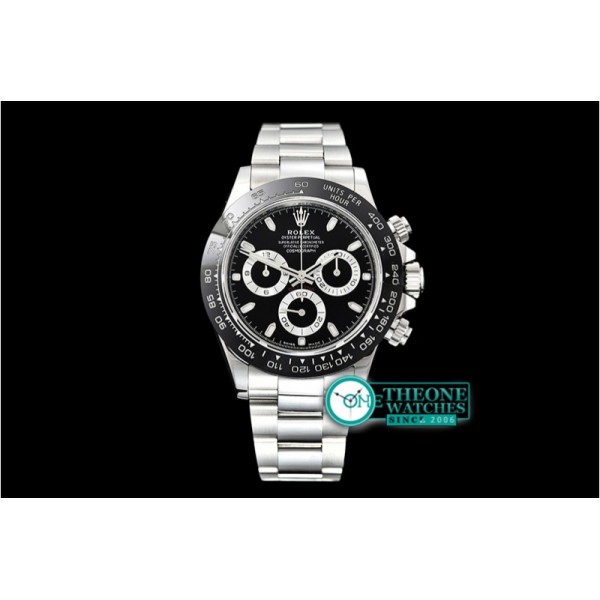 Rolex - Daytona 116500 CER/SS Black 904L Noob Asia 4130 Mod