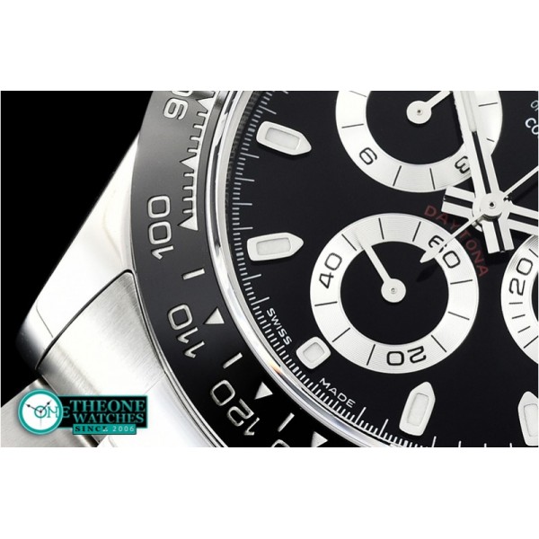 Rolex - Daytona 116500 CER/SS Black 904L Noob Asia 4130 Mod