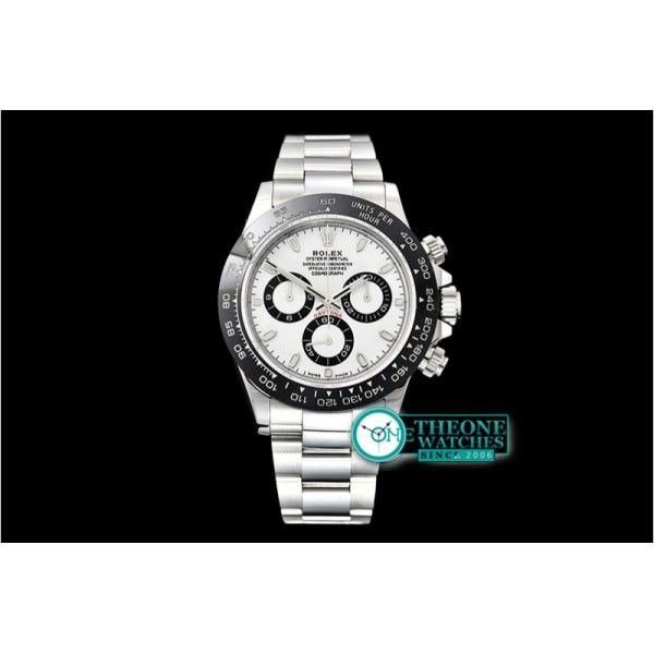 Rolex - Daytona 116500 CER/SS White 904L Noob Asia 4130 Mod