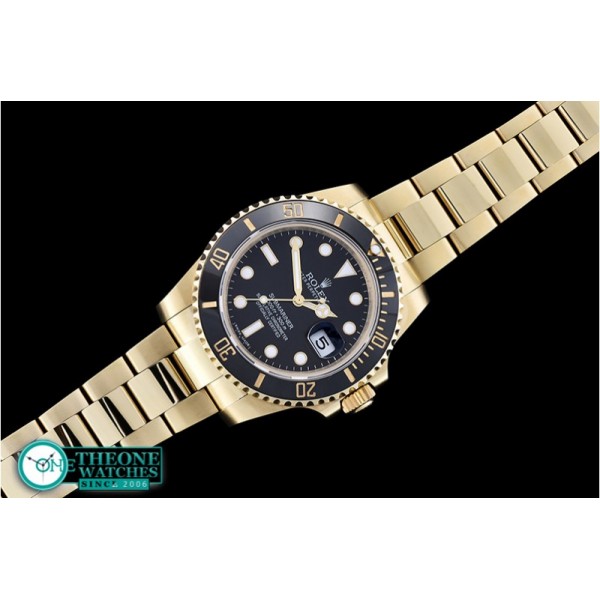 Rolex - Submariner 116618 YG/YG Black BP V2 SP Asia 3135