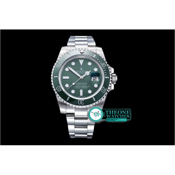 Rolex - Submariner 116610LV SS/SS Green BP V2 SP A3135 Mod