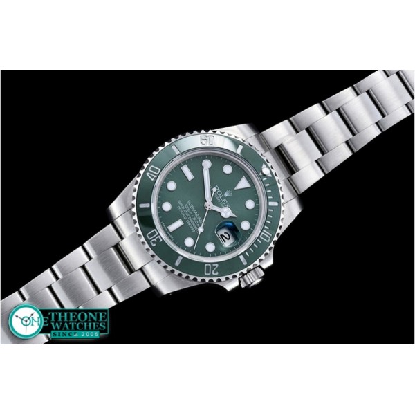 Rolex - Submariner 116610LV SS/SS Green BP V2 SP A3135 Mod