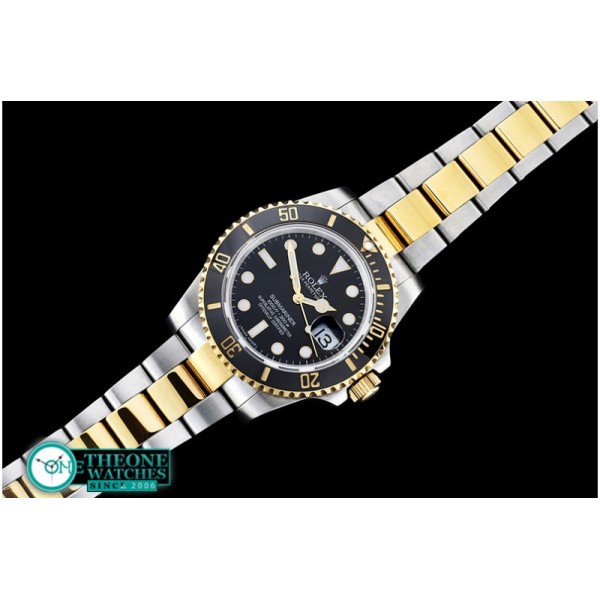 Rolex - Submariner 116613 Cer YG/SS Blk BP V2 SP Asia 3135