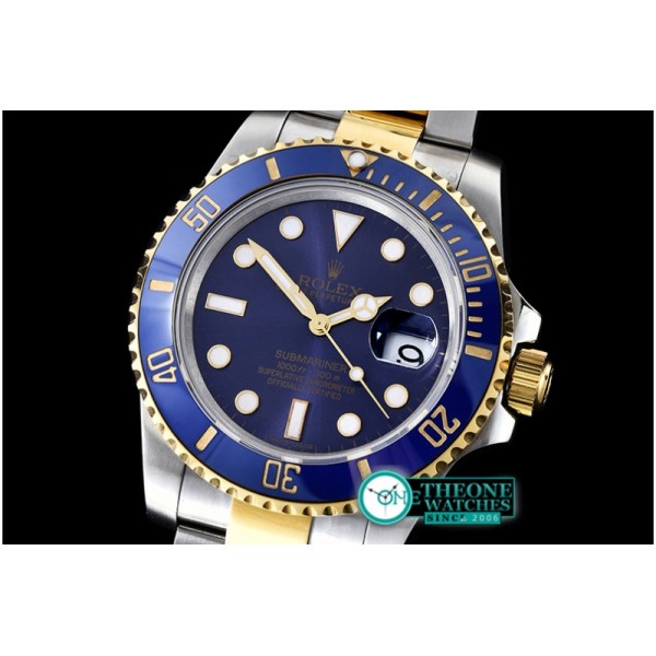 Rolex - Submariner 116613 Cer YG/SS Blue BP V2 SP Asia 3135