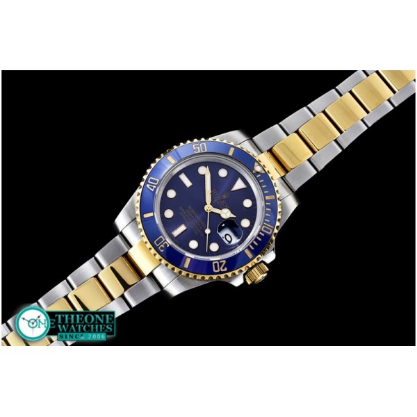 Rolex - Submariner 116613 Cer YG/SS Blue BP V2 SP Asia 3135