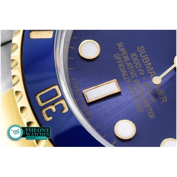 Rolex - Submariner 116613 Cer YG/SS Blue BP V2 SP Asia 3135