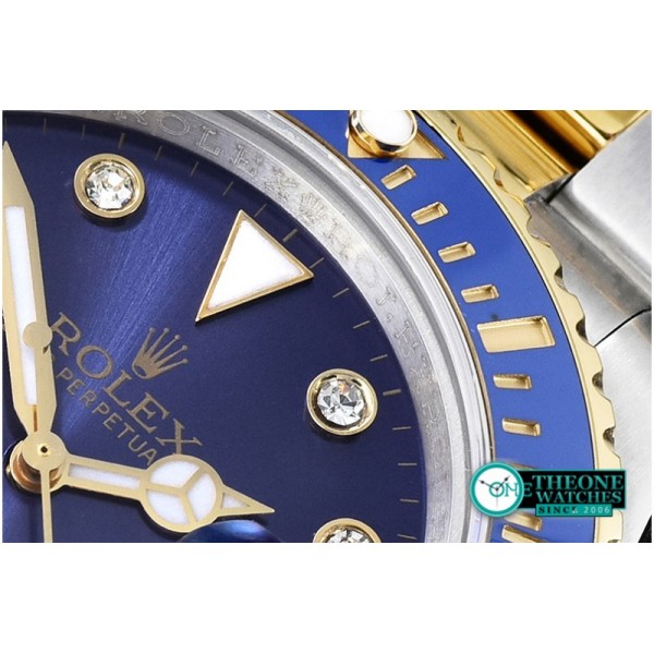 Rolex - Submariner 116613 Diam YG/SS Blue BP V2 SP Asia 3135