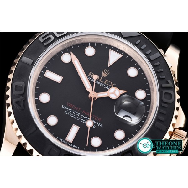 Rolex - YachtMaster 116655 40mm RG/RU Black BP V2 SP A3135 Mod